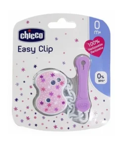 CHICCO ATTACHE SUCETTE CHAINE ROSE