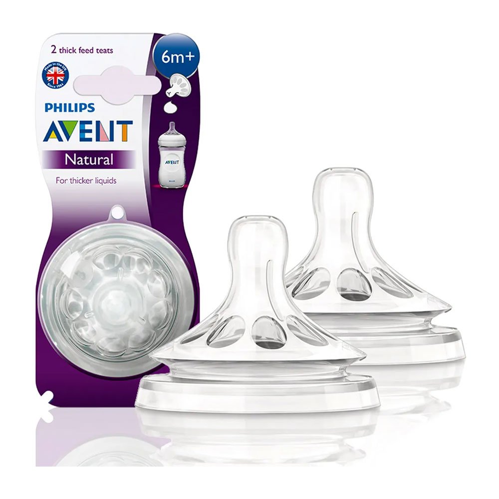 AVENT TETINE NATURAL 2PIECES 6M+ SCF046/27