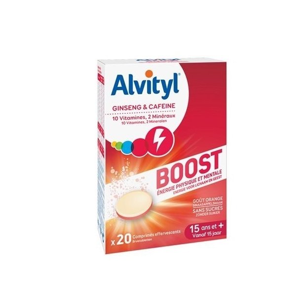 ALVITYL TONUS BOOST EFFERVESCENT 20 COMPRIMES