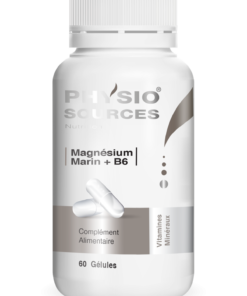 PHYSIOSOURCES MAGNESIUM MARIN + VIT B6, 60 gellules