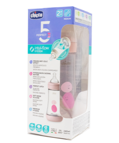 CHICCO BIBERON PERFECT 5 ROSE 240 ML