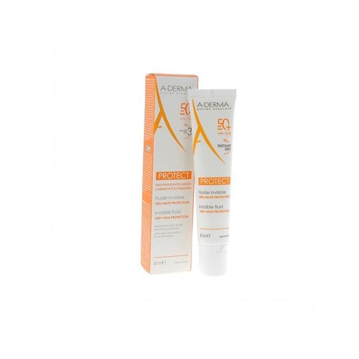 A-DERMA PROTECT FLUIDE INVISIBLE SPF 50+ 40ML