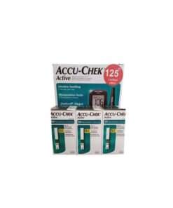 ACCU-CHEK Active Pack: 1 appareil + 125 bandelettes + 1 softclix