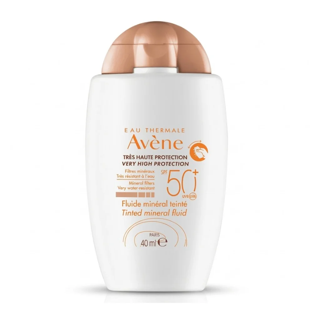 AVENE ECRAN FLUIDE MINERAL TEINTE SPF50+ 50ML AVENE ECRAN FLUIDE MINERAL TEINTE SPF50+ 50ML_Bpharma tunisi