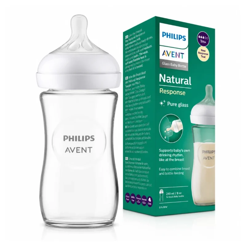 AVENT Biberon Natural Verre 1M+ 240 ml