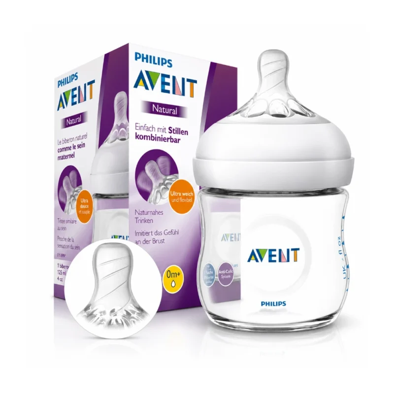 AVENT Biberon Plastique 125 ml 0M+