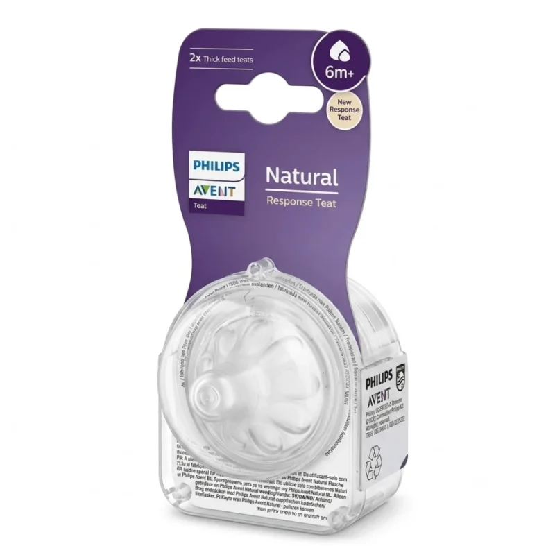 AVENT Tétine Natural Response 6M+ 2 pièces