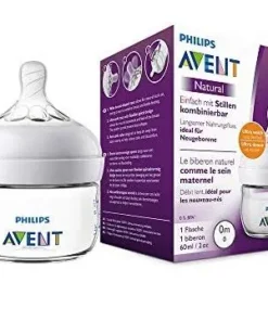 AVENT BIBERON NATURAL DÉBIT NOUVEAU NÉE 0M SCF039/17 60ML
