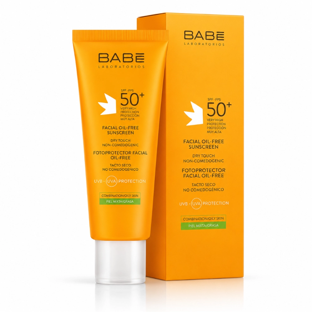 BABE OIL FREE SUNSCREEN CREAM SPF50 50ML BABE OIL FREE SUNSCREEN CREAM SPF50 50ML – Image 1