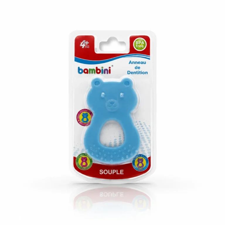 BAMBINI Anneau de Dentition Fraise 4M+