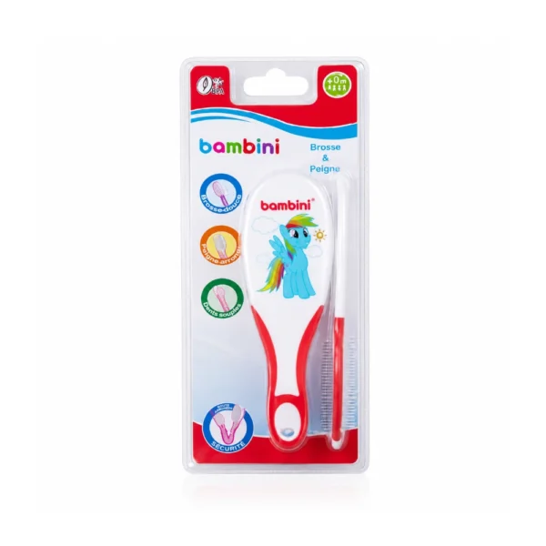 BAMBINI Brosse et Peigne Bébé