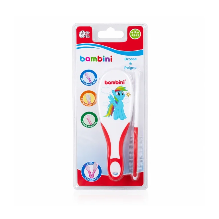 BAMBINI Brosse et Peigne Bébé