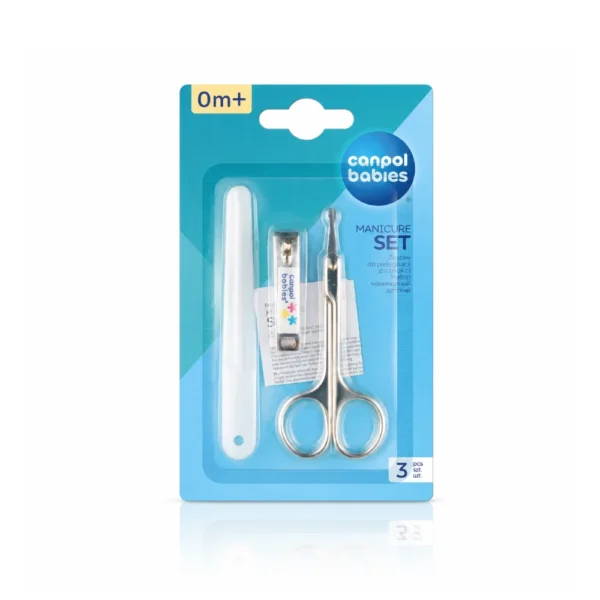 CANPOL BABIES Set Ciseau Bébé Coupe-Ongles Lime