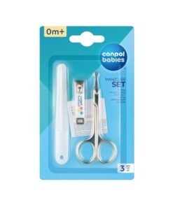 CANPOL BABIES SET CISEAU BEBE+COUPE ONGLES+LIME REF 9/809