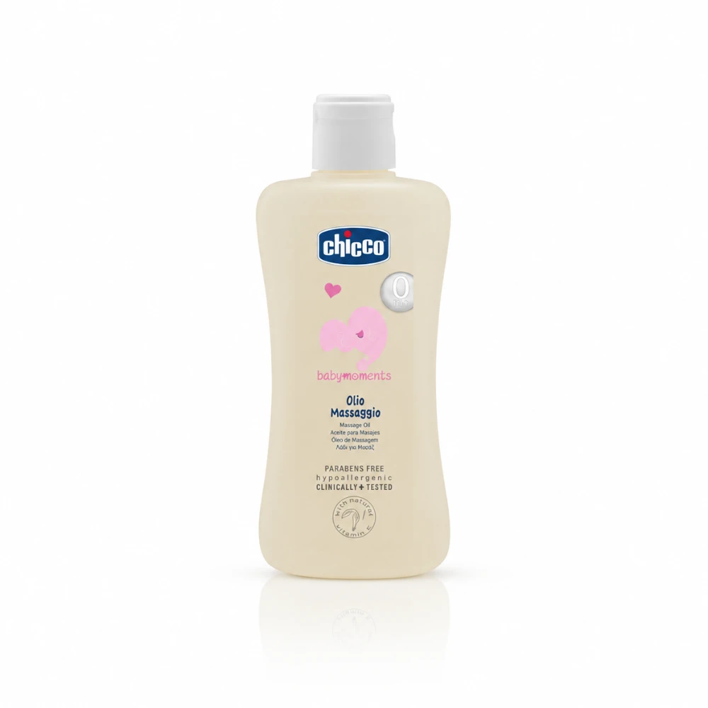 CHICCO Baby Moments Huile Massage Son de Riz CHICCO Baby Moments Huile Massage Son de Riz