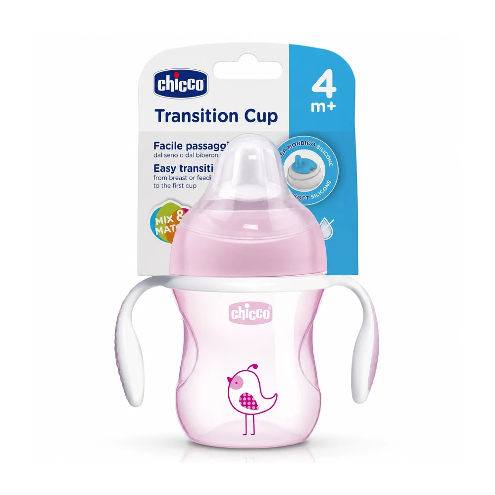 CHICCO Tasse Transition Fille 200 ml CHICCO Tasse Transition Fille 200 ml