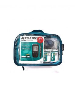 COFFRET ACCU CHEK GLUCOMETRE (LECTEUR + AUTOPIQUER + 60 BANDELETTES) + GUIDE DE DEMARRAGE