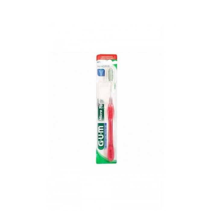 GUM Brosse à dents MicroTip souple compacte (471)