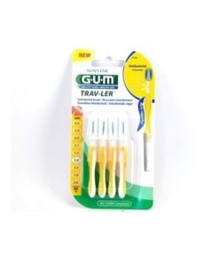 GUM Brossettes Traveler Extrafine conique, bte de 4 (1514)