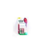 GUM Brossettes Traveler fine cylindrique, bte de 4 (1612)