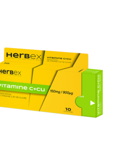 HERBEX VITAMINE C+CU 150 MG/ 900 ΜG