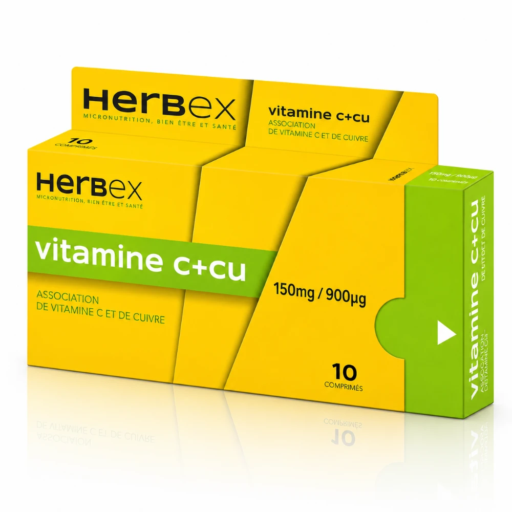 HERBEX VITAMINE C HERBEX VITAMINE C + CU