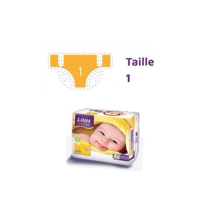 LILAS CONFORT MAX ACTIF COUCHE BB 2-4 KG 20 PIECES