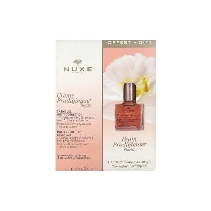 Nuxe Coffret Crème Prodigieuse Boost 40ml PN + Huile Prodigieuse Florale 10ml OFFERTE
