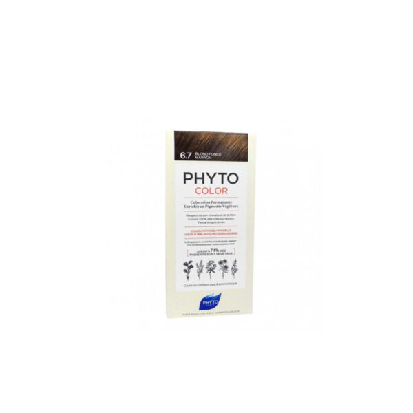 PHYTO PHYTOCOLOR 6.7 BLOND FONCE MARRON, 1 KIT