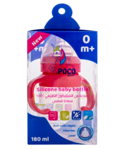 POCO BABY BIBERON SILICONE ANTI-COLIQUE 180 ML