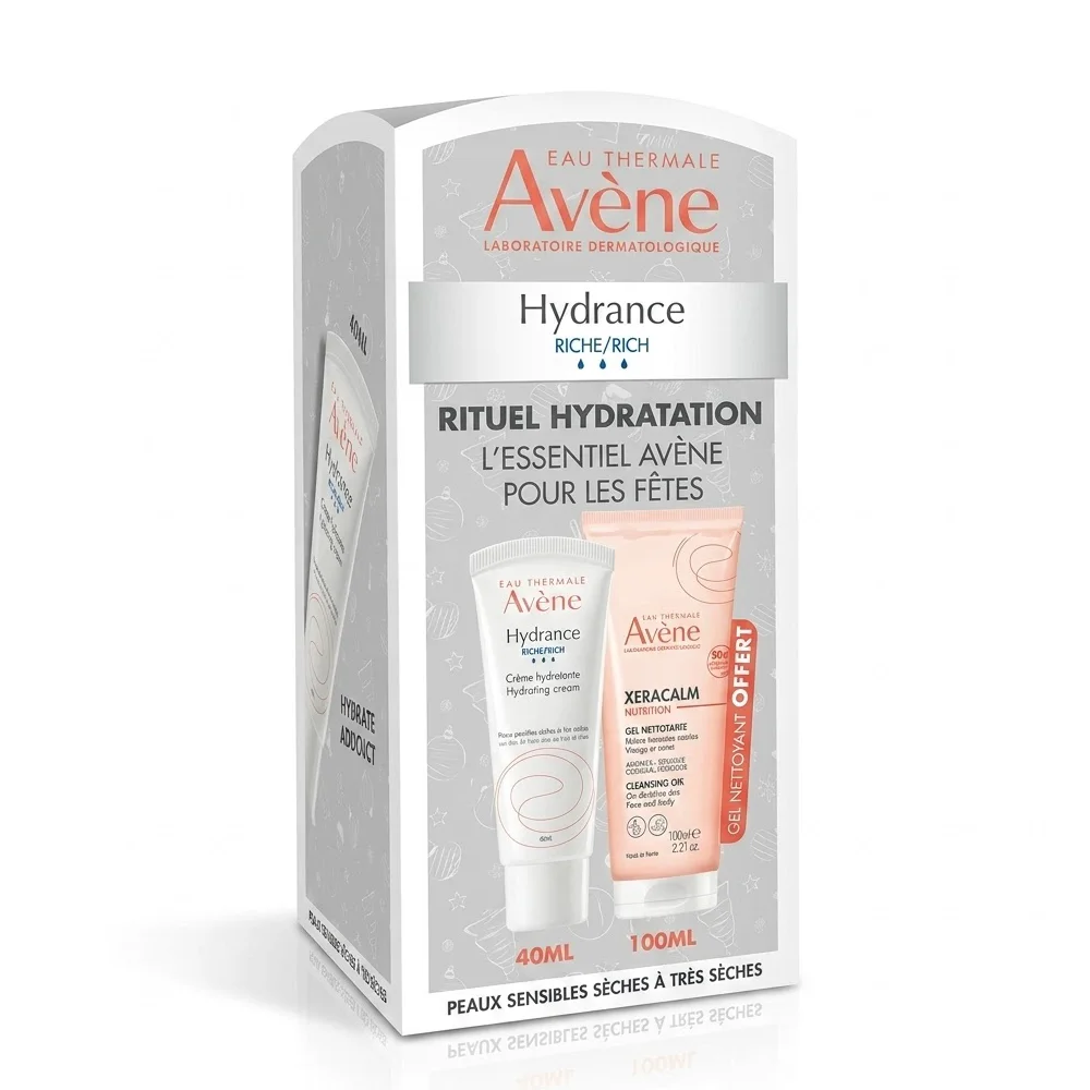 Pack Avène Hydrance Riche 40ml + Xeracalm Offert Pack Avène Hydrance Riche 40ml + Xeracalm Offert_Bpharma tunisie