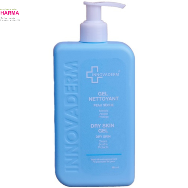 INNOVADERM GEL NETTOYANT PEAU SECHE 380ML