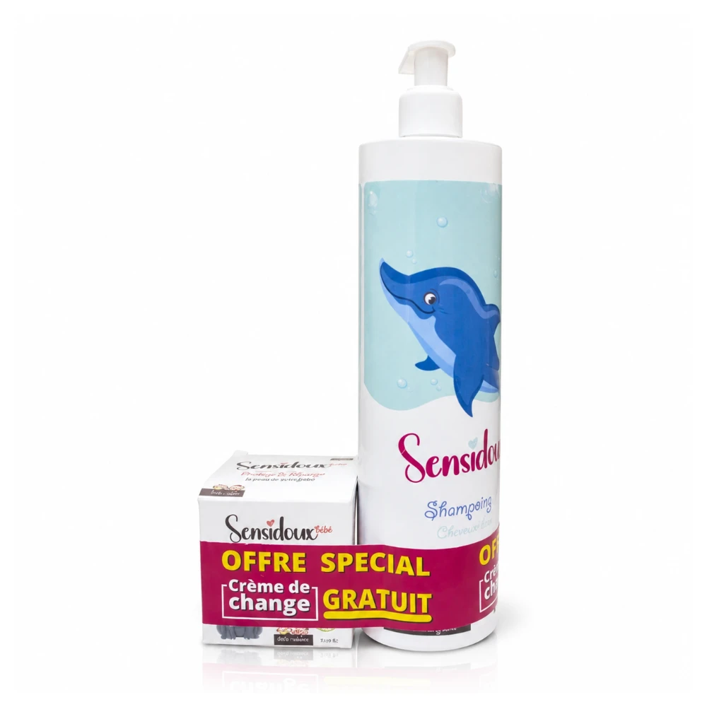 SENSIDOUX Shampooing 500 ml + Crème Change SENSIDOUX Shampooing 500 ml + Crème Change