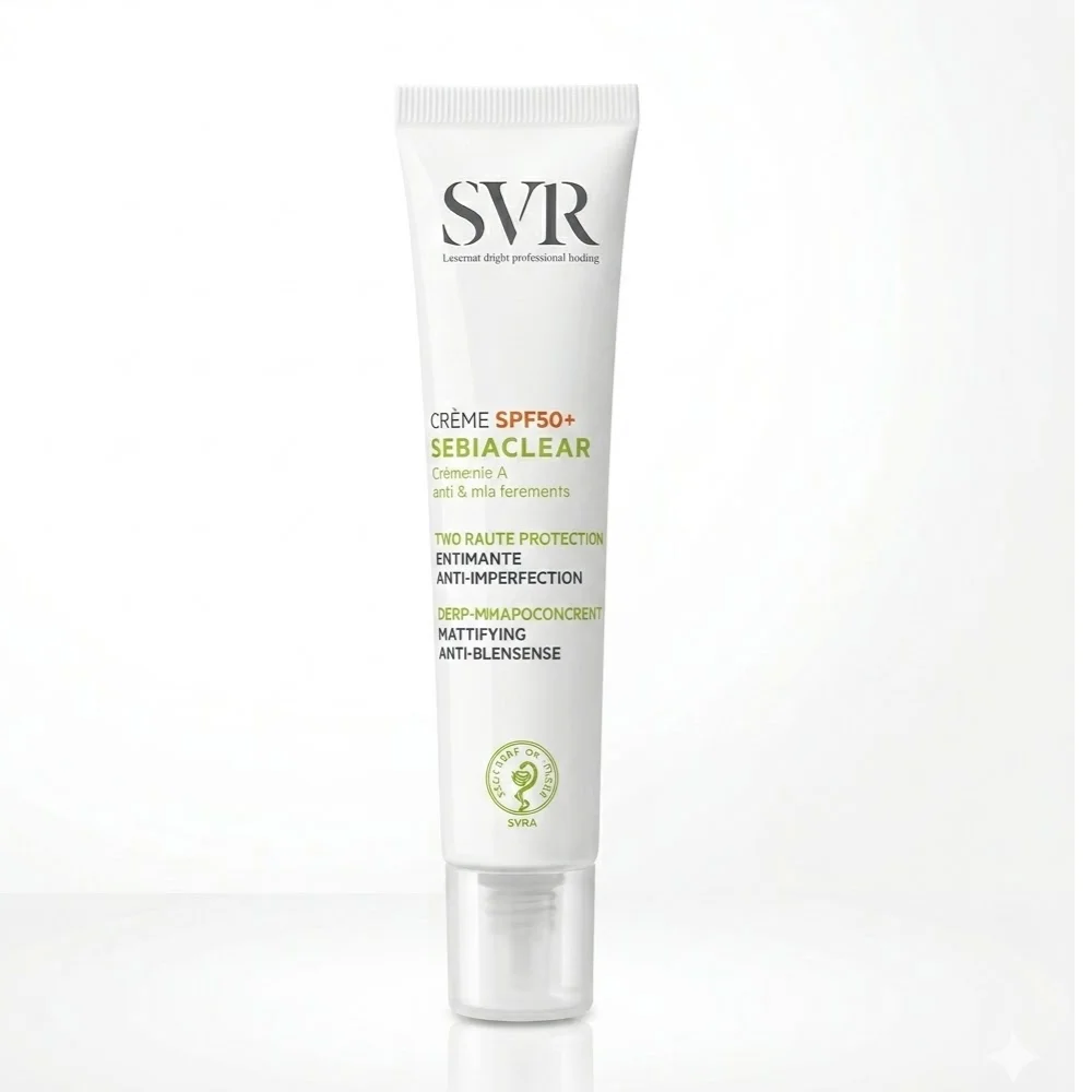 SVR SEBIACLEAR CREME SPF50 SOLAIRE MATIFIANTE 40 ML SVR SEBIACLEAR CREME SPF50 SOLAIRE MATIFIANTE 40 ML_Bpharma tunisie