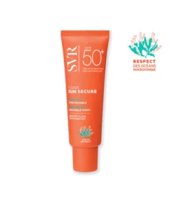 Crème solaire fluide visage SVR Sun Secure Fluide SPF50+ haute protection.