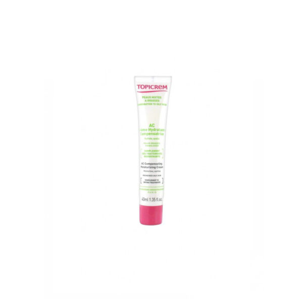 Topicrem AC Crème Hydratante Compensatrice, 40 ml