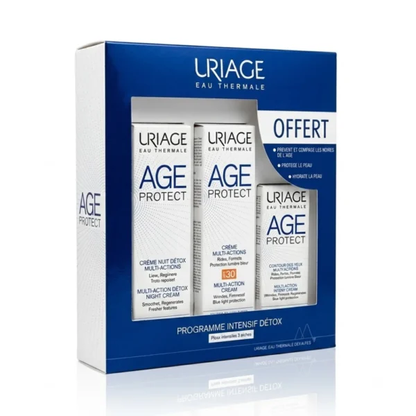 URIAGE-AGE-PROTECT-COFFRET-PROGRAMME-INTENSIF-DETOX-PEAUX-NORMALES-SECHES-1_Bpharma tunisie