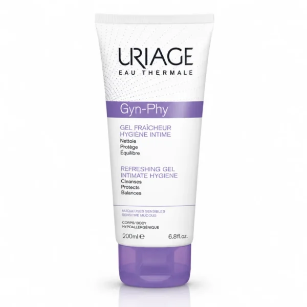 URIAGE-GYN-PHY-GEL-FRAICHEUR-HYGIENE-INTIME-MUQUEUSES-SENSIBLES-200ML-1_Bpharma tunisie