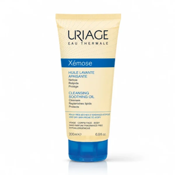URIAGE-XEMOSE-HUILE-LAVANTE-APAISANTE-PEAUX-TRES-SECHES-A-TENDANCE-ATOPIQUE-200ML_Bpharma tunisie