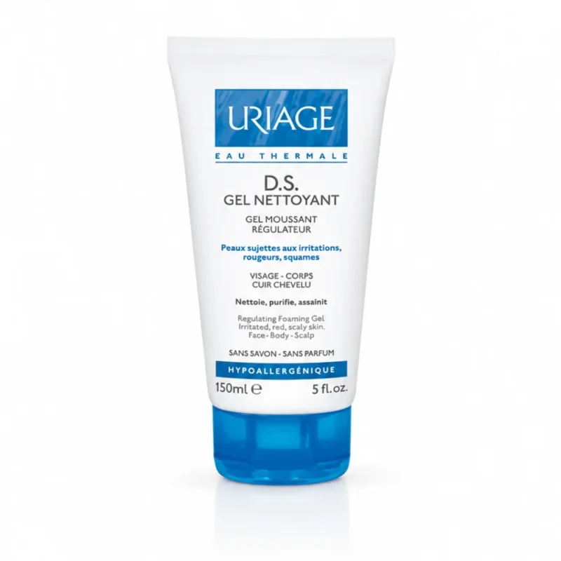 Uriage-DS-Gel-Nettoyant-moussant-regulateur150ml-1_Bpharma tunisie