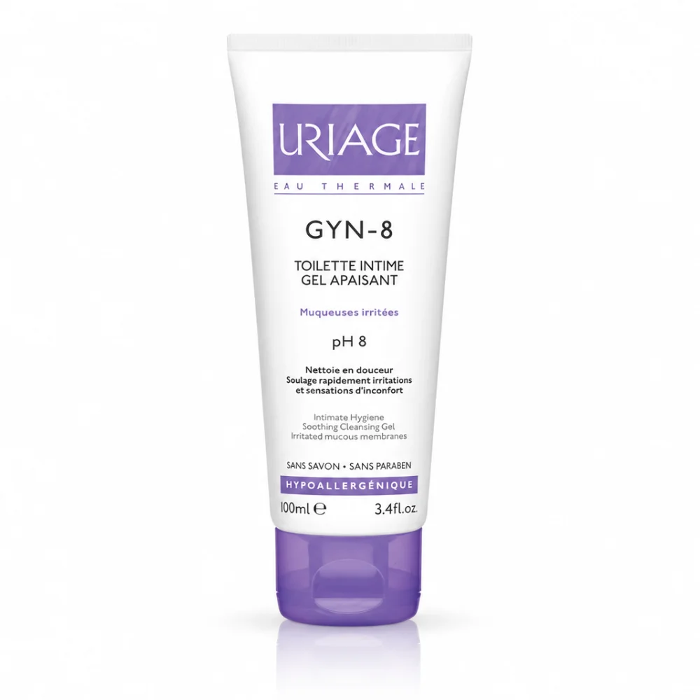Uriage-GYN-8-Toilette-Intime-100ml-1 Uriage-GYN-8-Toilette-Intime-100ml-1_Bpharma tunisie