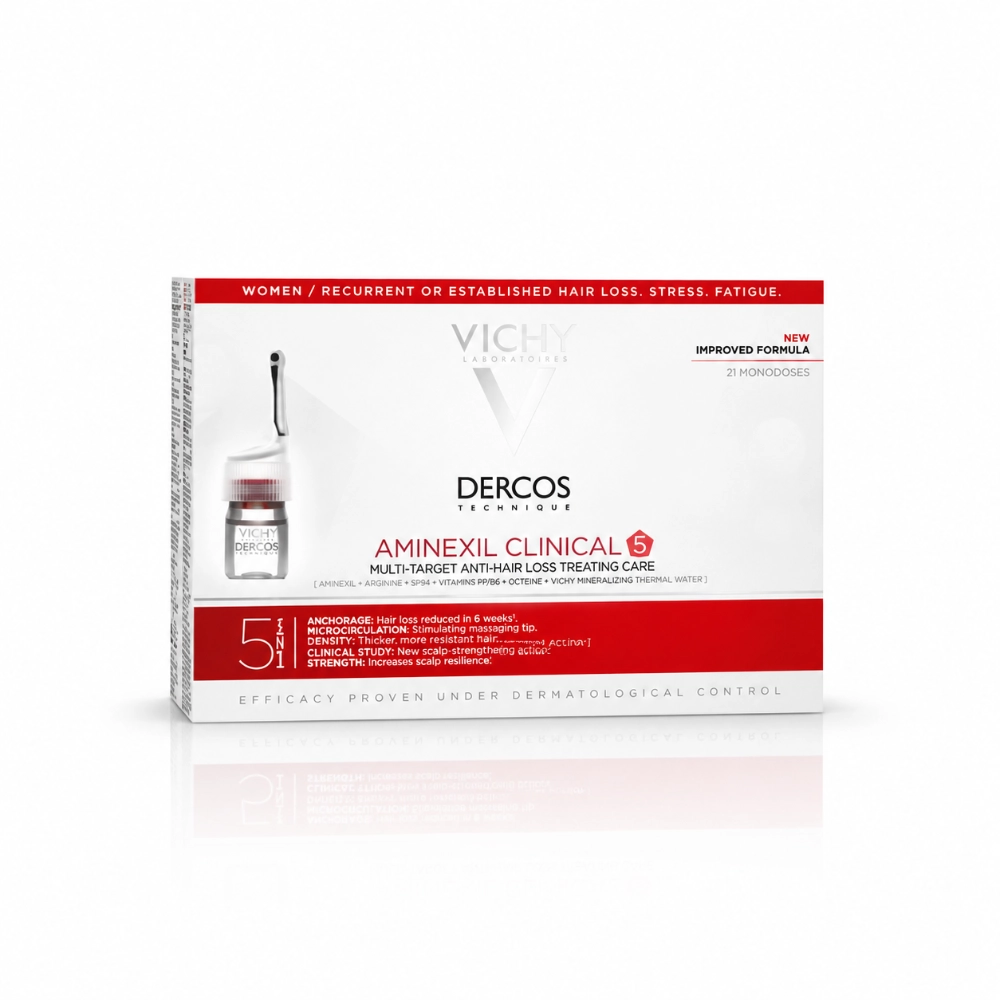 VICHY DERCOS AMINEXIL CLINICAL 5 FEMME 21 AMPOULES VICHY DERCOS AMINEXIL CLINICAL 5 FEMME 21 AMPOULES