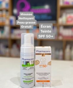 Pharmaceris FOND DE TEINT Fluid 02 SPF50+ 30 ML + T MOUSSE NETTOYANTE 150 ML GRATUIT 