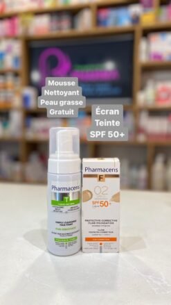 Pharmaceris FOND DE TEINT Fluid 02 SPF50+ 30 ML + T MOUSSE NETTOYANTE 150 ML GRATUIT