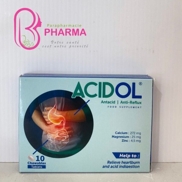 ACIDOL BOITE DE 10 COMPRIMES