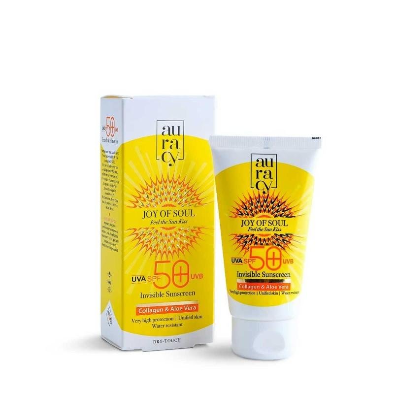 Auracy Écran solaire invisible SPF 50+ – 50 g