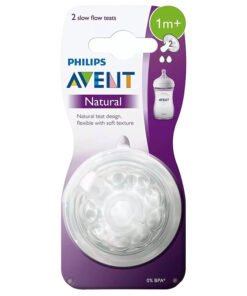AVENT TETINE NATURAL 2PIECES 1M+ SCF042/27