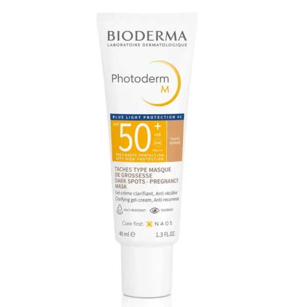 BIODERMA PHOTODERM M GEL CREME TEINTE DOREE SPF50+ 40ML