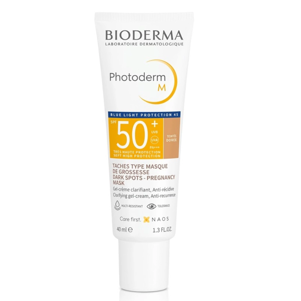 bioderma-photoderm-m-gel-creme-teinte-doree-spf50-40ml BIODERMA PHOTODERM M GEL CREME TEINTE DOREE SPF50+ 40ML – Image 1