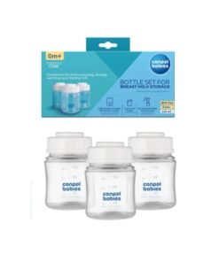 CANPOL SET DE 3 BOUTEILLES DE CONSERVATION DE LAIT MATERNEL 120ML REF 35/235
